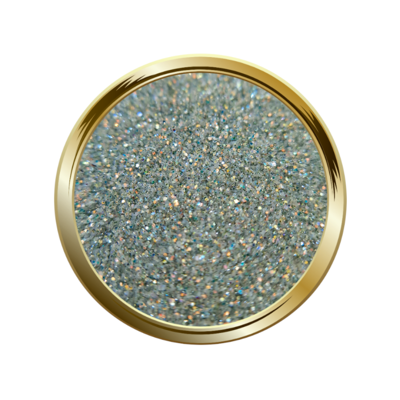 Paillettes fines pour le nail art vert pastel