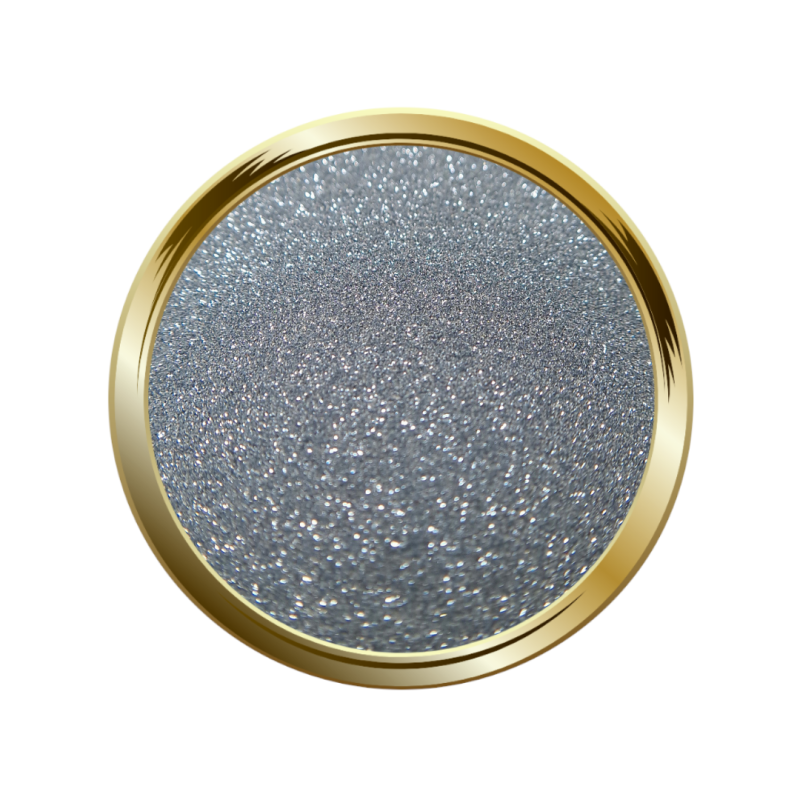 paillette poudre de diamant argenté réfléchissante