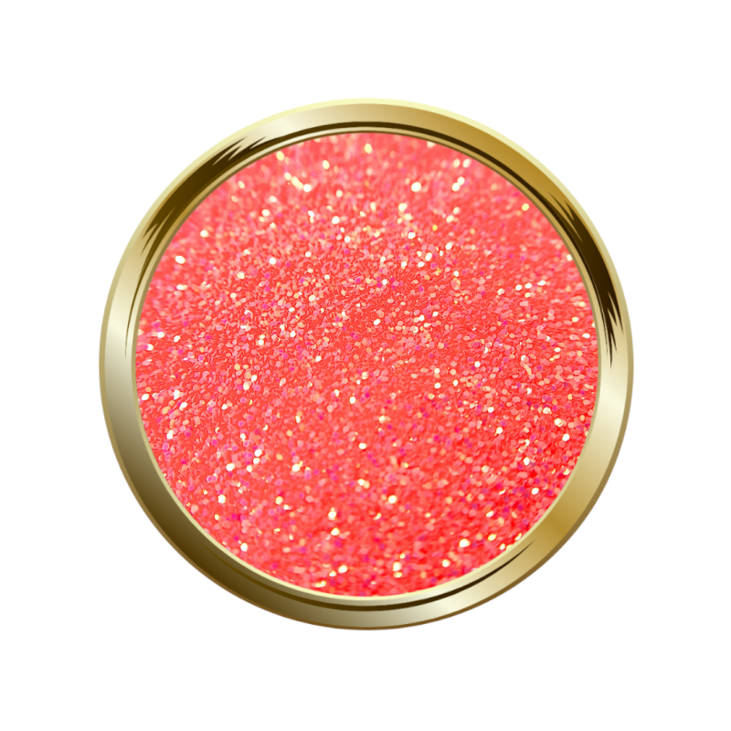 Paillettes fines pour le nail art corail