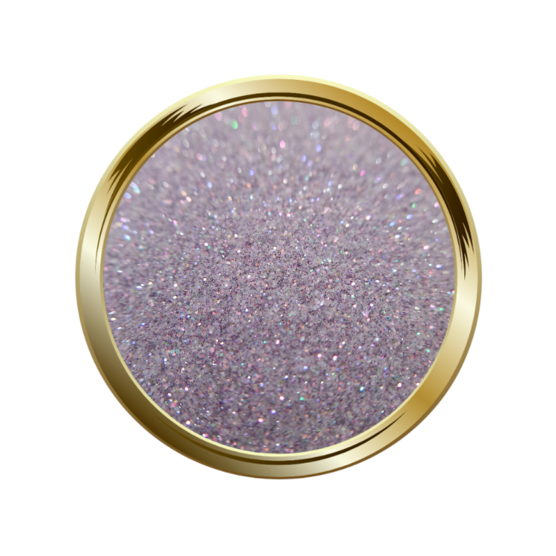 Paillettes ultra fines pour le nail art violet pastel