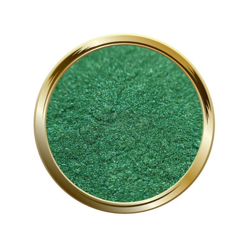 Paillettes ultra fine pour le nail art effet sucre vert pomme