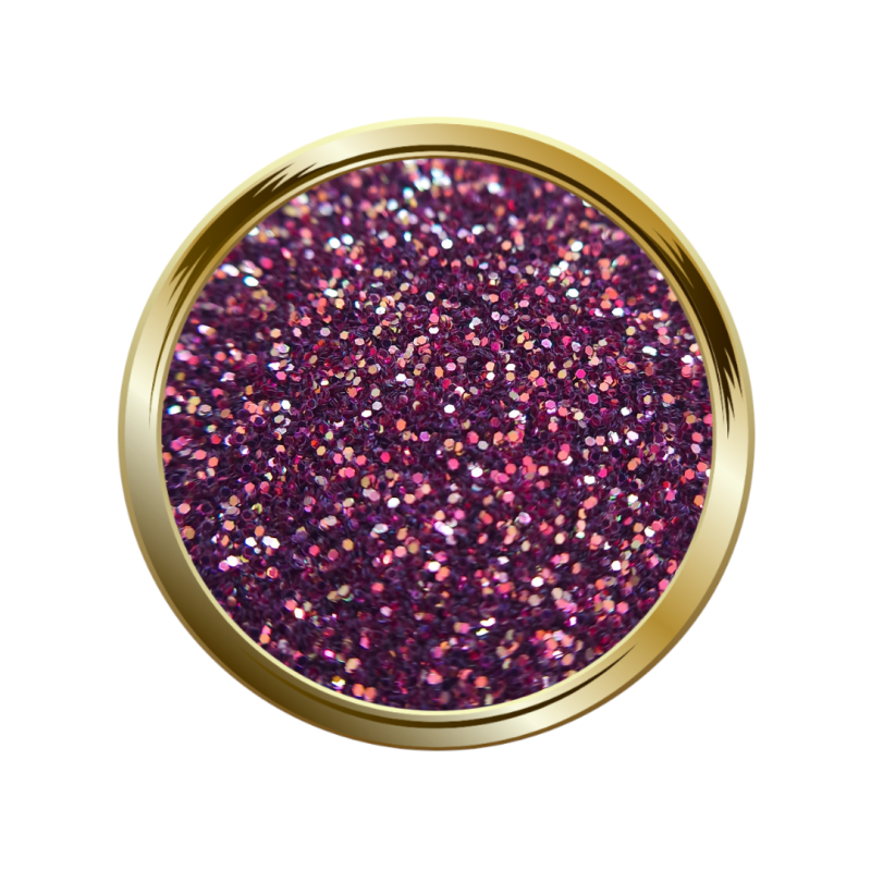 Paillettes fine pour le nail art rose et doré