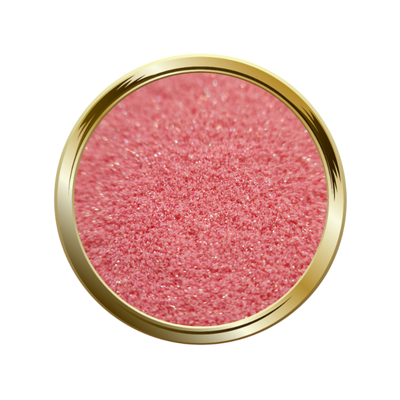 Paillettes ultra fine pour le nail art effet sucre rose pastel