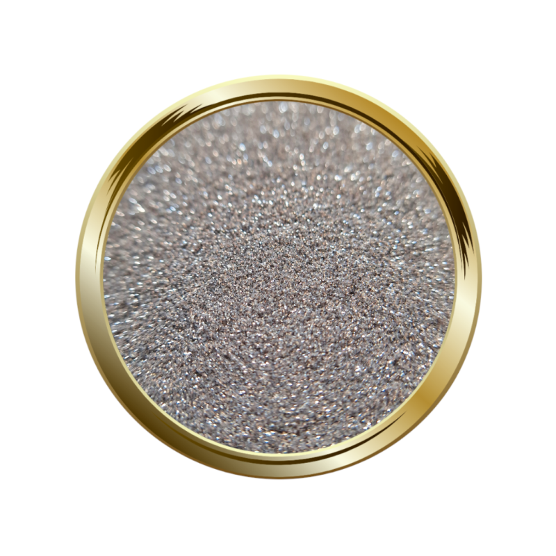Paillettes ultra fines pour le nail art gris bronze