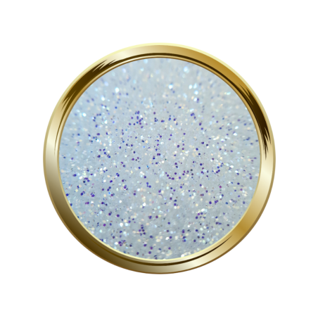 Paillettes libres pour le nail art blanc irisé