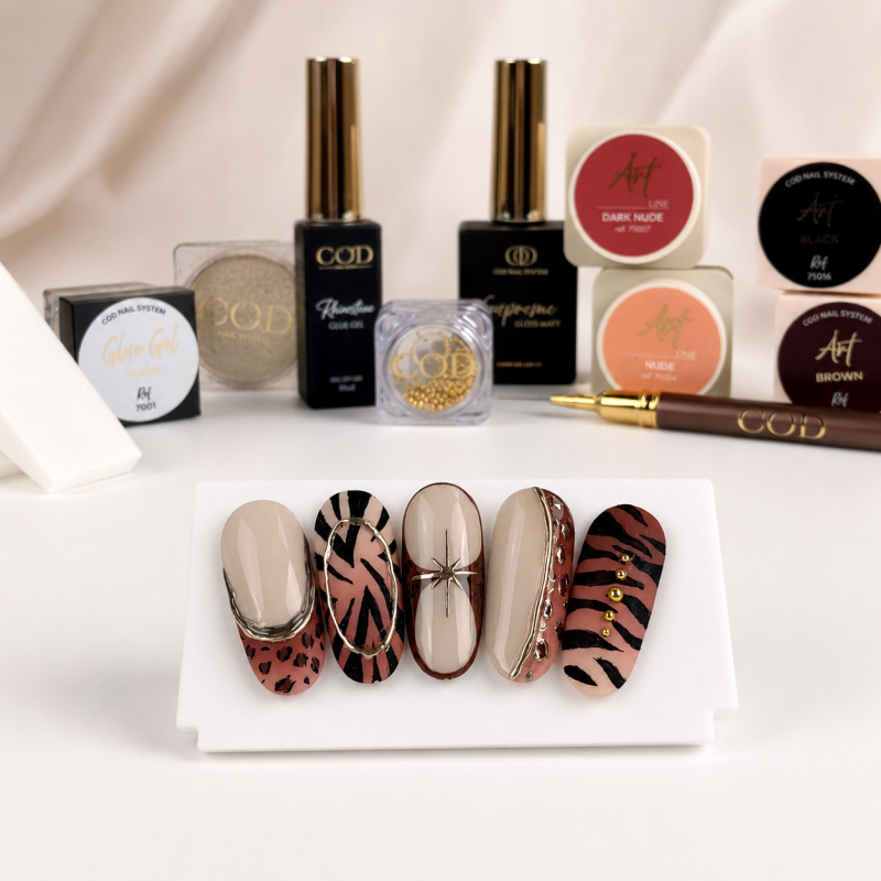 Kit Nail Art 1, nail art d'automne