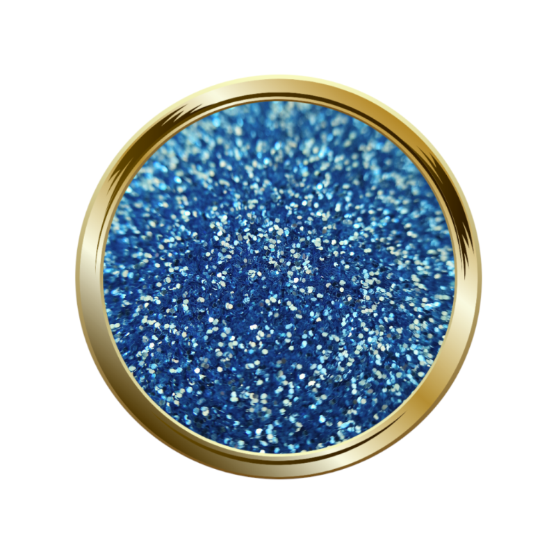Paillettes libre pour le nail art bleu ciel
