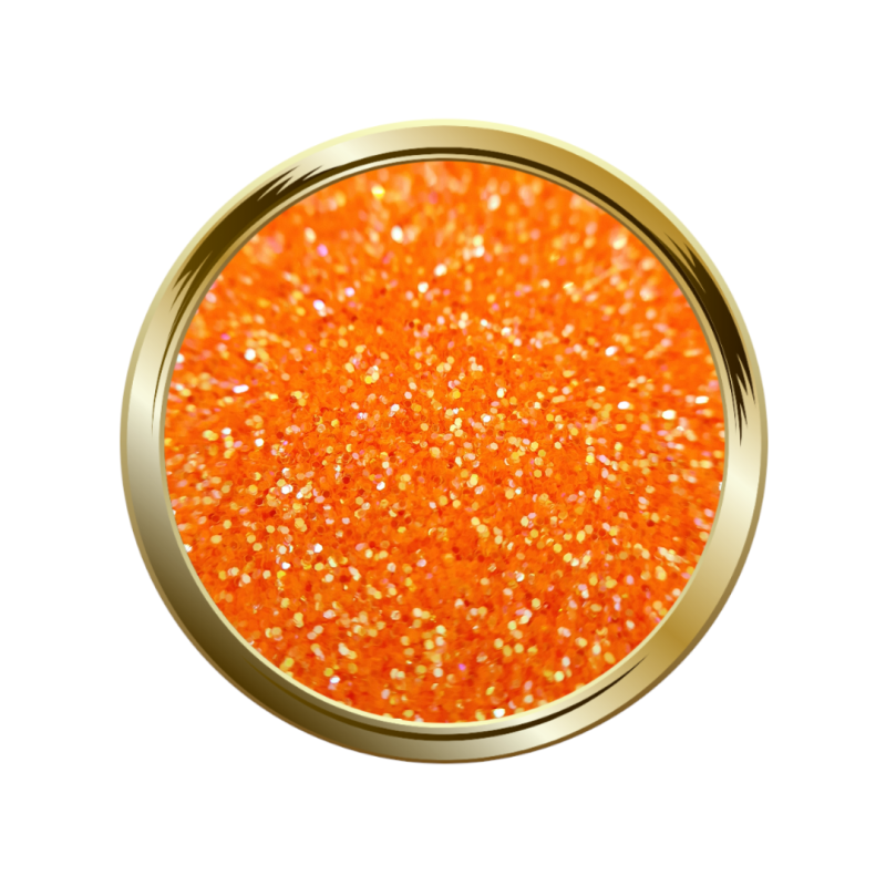 Paillettes libres pour le anil art néon mandarine