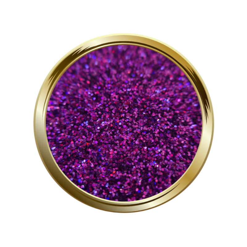Paillettes libres pour le nail art violet holographique