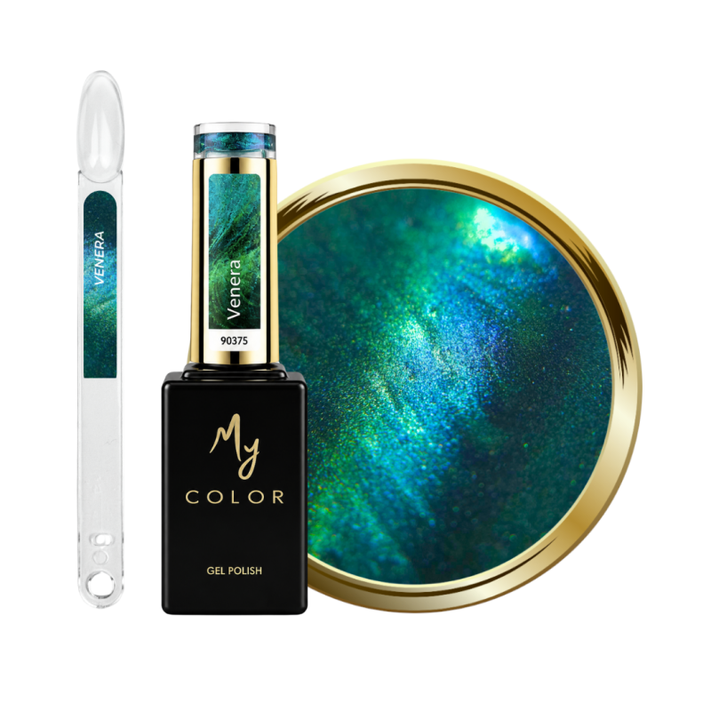 Tips, flacon et pastille du My Color Cat Eye Venera