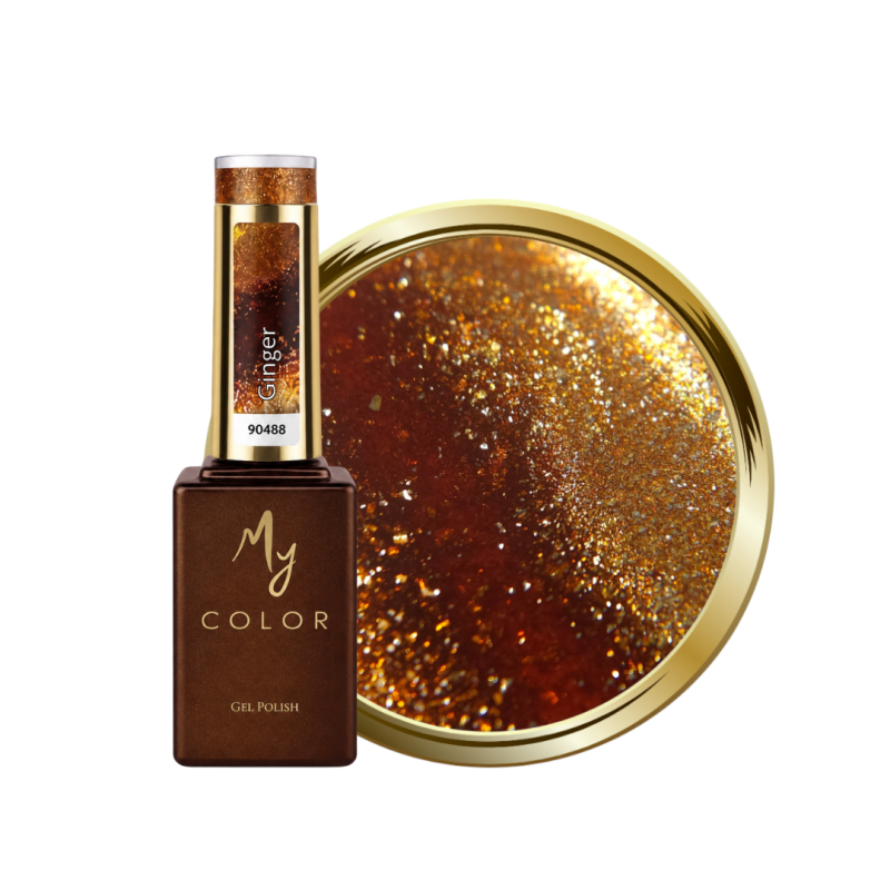 Flacon et pastille de My Color Cat Eye Ginger