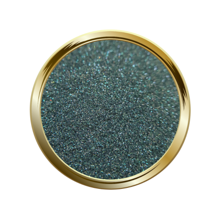Paillettes fines pour le nail art effet réfléchissants vert