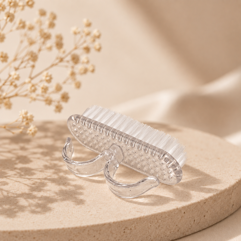 Clean brush brosse dépoussiérante ongles ergonomique