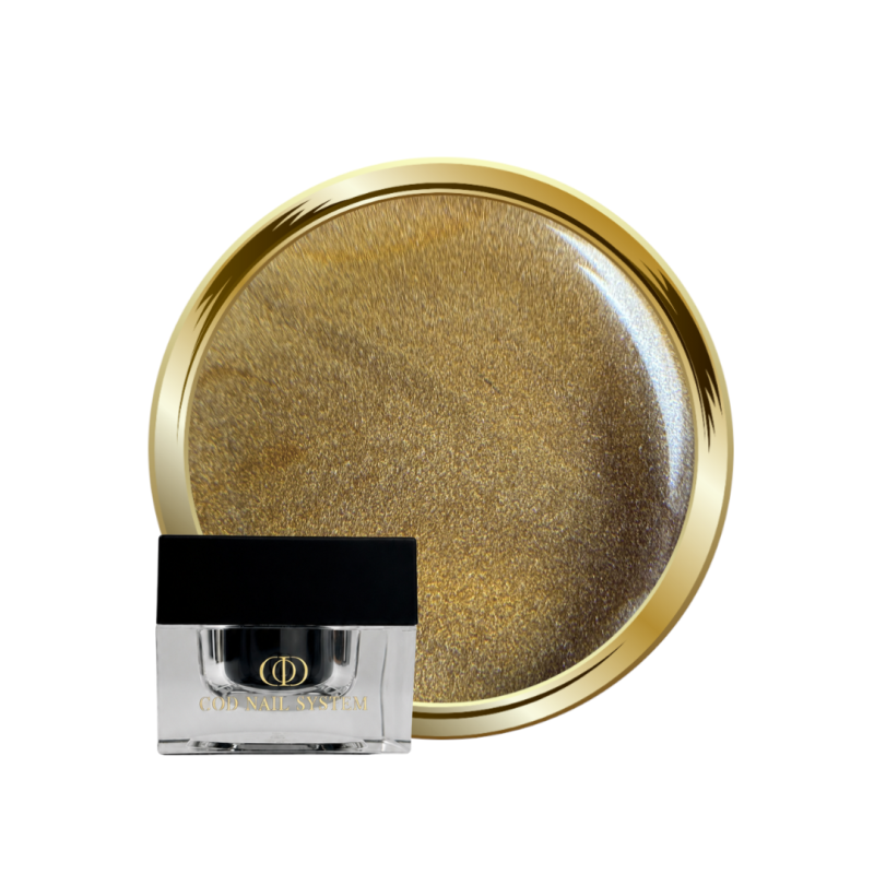 Pot et pastille du Painting Color Metallic Gold