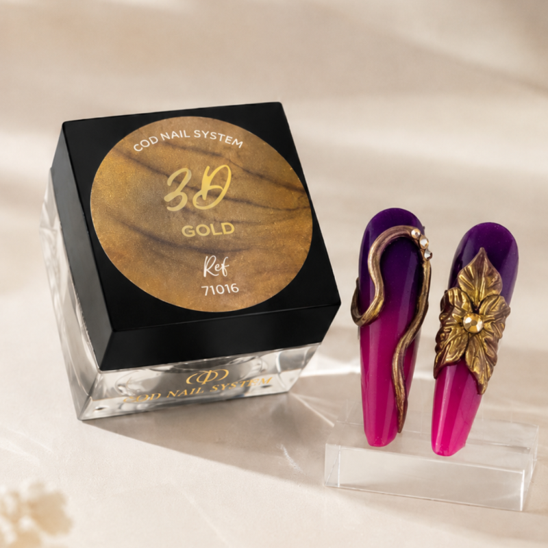 Pot et capsule de la 3D Gel Gold