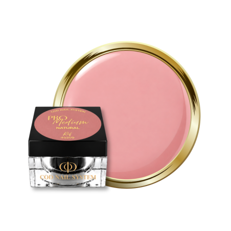 Pot et pastille du gel Pro Medium Natural, beige rosé naturel