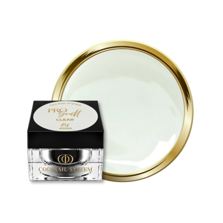 Pot et pastille du gel Pro Sculpt Clear, transparent