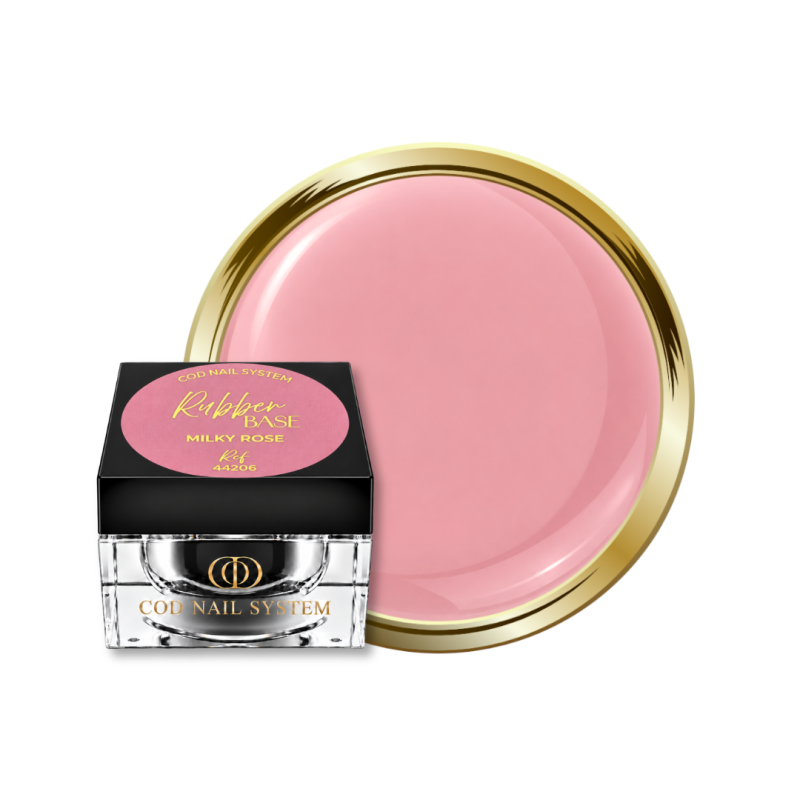 Pot et pastille de la Rubber Base Milky Rose