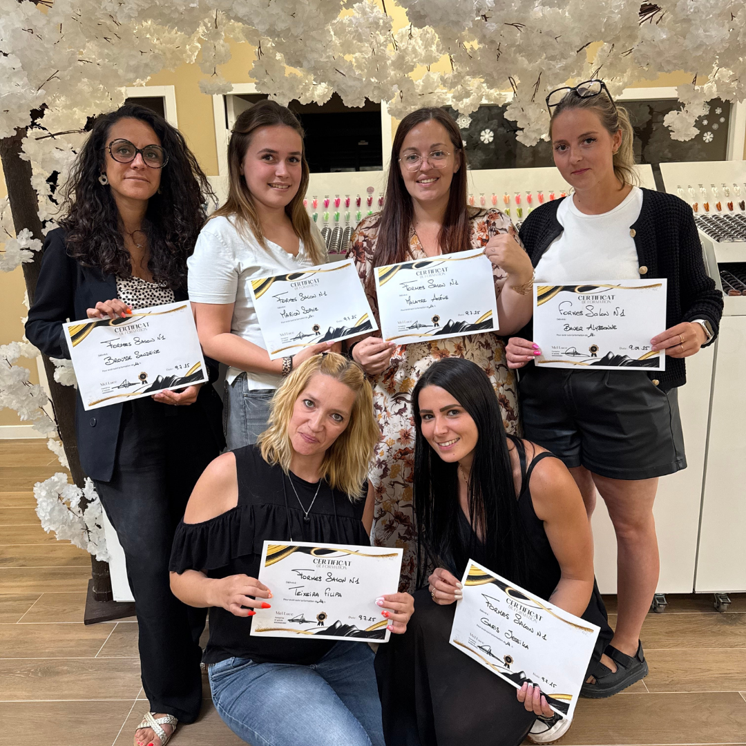 Formation popits avec Rabiia Elèves diplômées après une formation popits