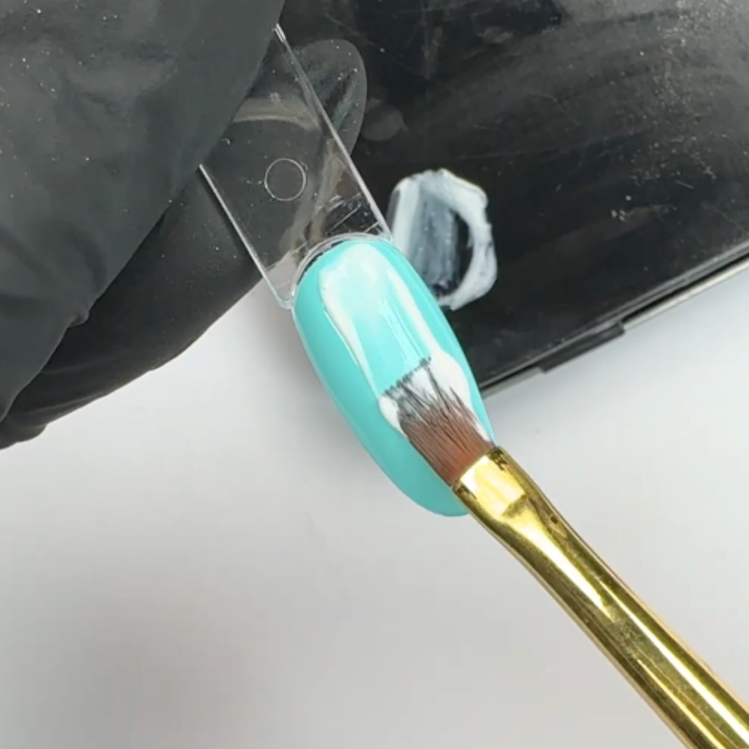 Application du mélange vsp blanc et blossom gel