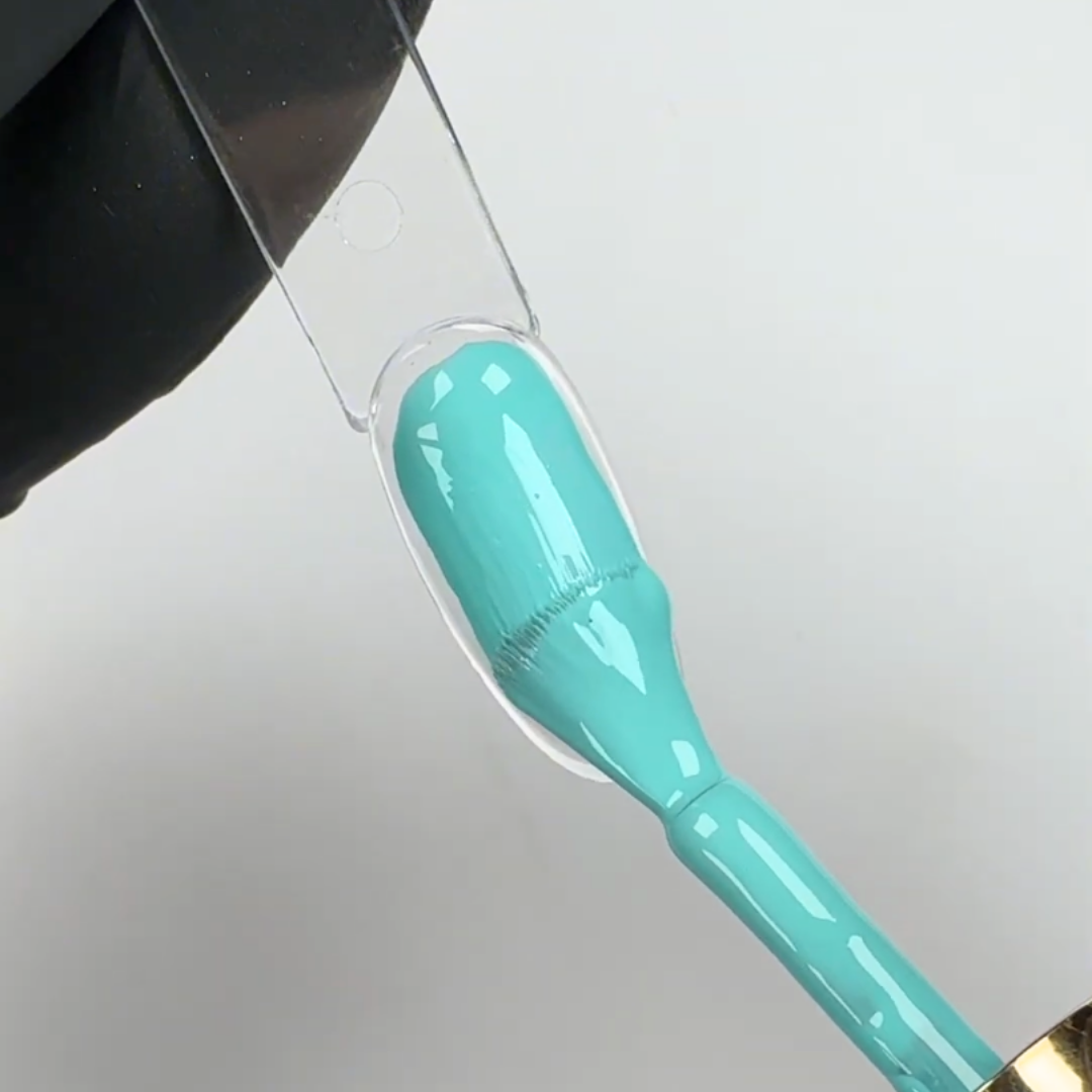 Couleur pour nail art water effect Application de la couleur pour la base du coquillage