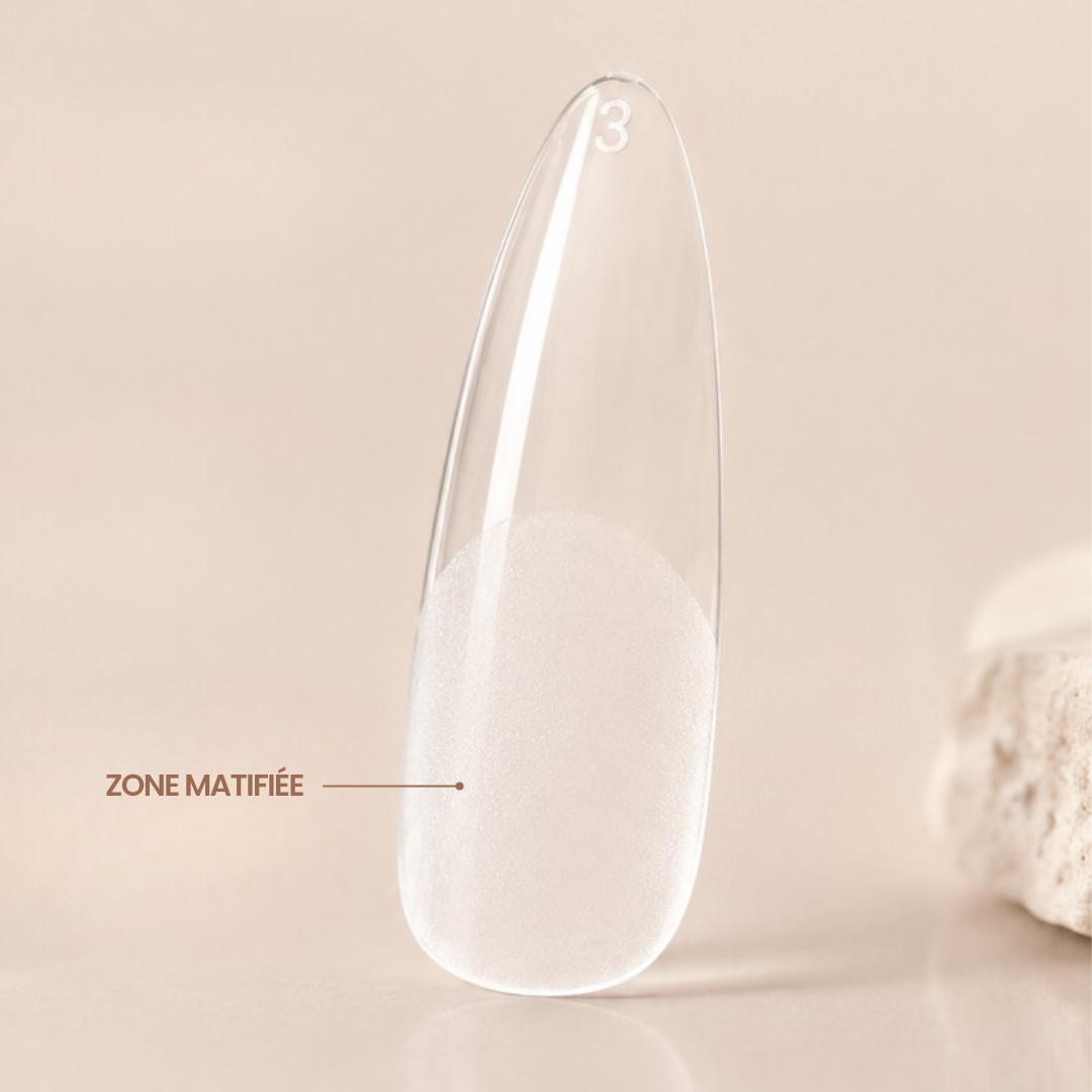 Zoom sur une capsules américaine Tips & Go matifiée