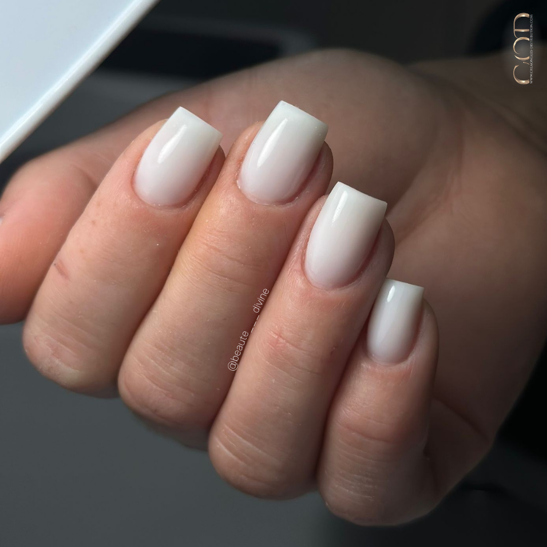 Pose carrée blanc laiteux