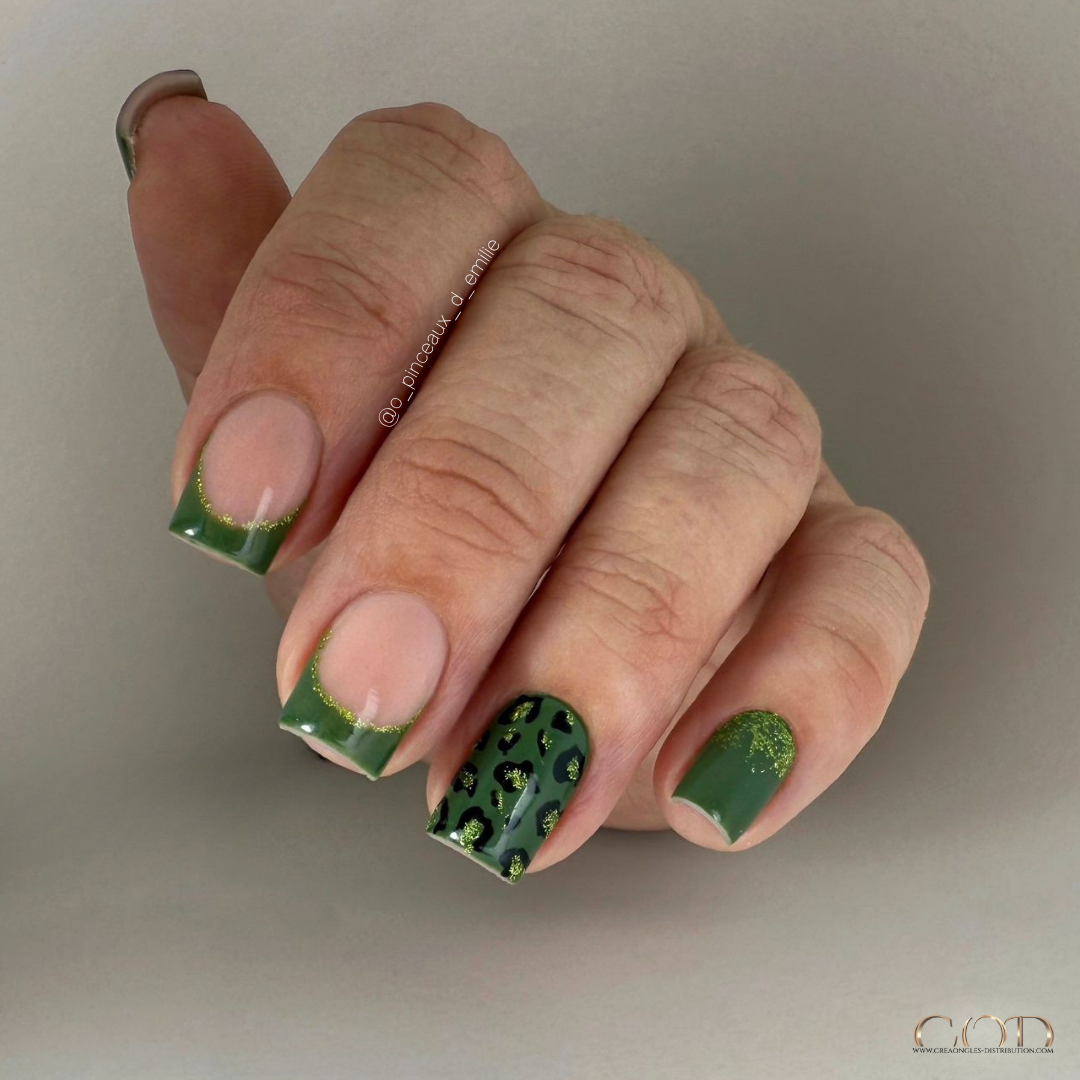 Pose carrée vert sapin 