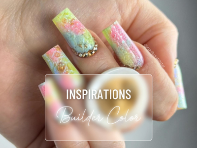 Nos inspirations de poses avec des gels de construction colorés (Builder Color)